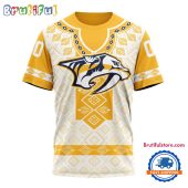 NHL Nashville Predators Hockey Team Native Heritage Design T Shirt, Hoodie, Sweatshirt