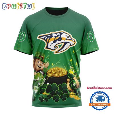 NHL Nashville Predators Personalize St. Patrick's Day Hockey Team T Shirt, Hoodie, Sweatshirt