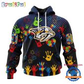 NHL Nashville Predators Special Autism Awareness Personalization Hoodie, TShirt, Sweatshirt