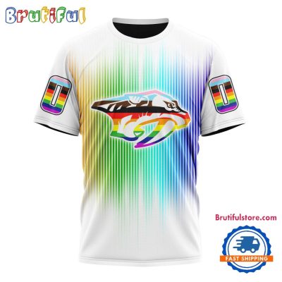 NHL Nashville Predators Special LGBT Design For Pride Month T Shirt, Sweatshirt, Hoodie