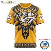 NHL Nashville Predators Special Native American Heritage Design T Shirt, Hoodie, Sweatshirt