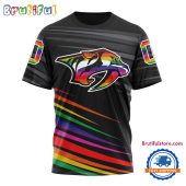 NHL Nashville Predators Special Pride Design Hockey Is For Everyone T Shirt, Hoodie, Sweatshirt