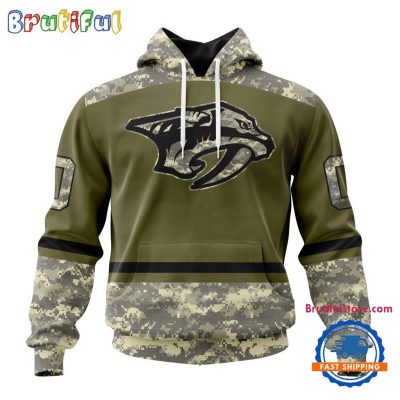 NHL Nashville Predators Special Veterans Military Appreciation Hoodie, TShirt, Sweatshirt