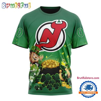 NHL New Jersey Devils Personalize St. Patrick's Day Hockey Team T Shirt, Hoodie, Sweatshirt