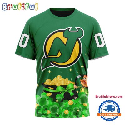 NHL New Jersey Devils Special Design St.Patrick's Day T Shirt, Hoodie, Sweatshirt