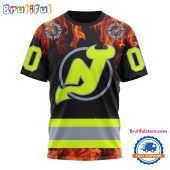 NHL New Jersey Devils Special Honoring Firefighters Design T Shirt, Hoodie, Sweatshirt
