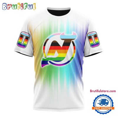 NHL New Jersey Devils Special LGBT Design For Pride Month T Shirt, Sweatshirt, Hoodie