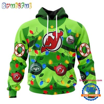 NHL New Jersey Devils Specialized Christmass Tree Color And City's Sport Teams Hoodie, Sweatshirt, T Shirt