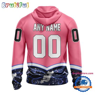 NHL New Jersey Devils Specialized Hockey Fights Cancer Hoodie