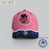 NHL New York Islanders Hockey Fights Against Cancer Design Cap