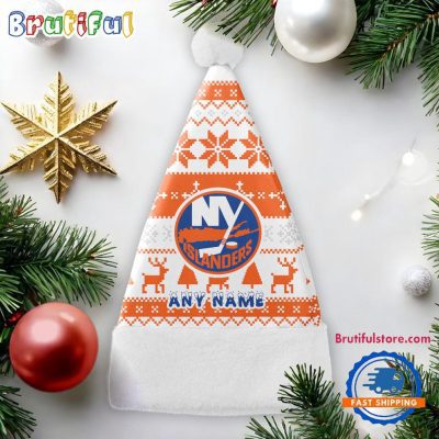 NHL New York Islanders Hockey Team Christmas Hat, Sport Santa Hats, Christmas Hat Gift