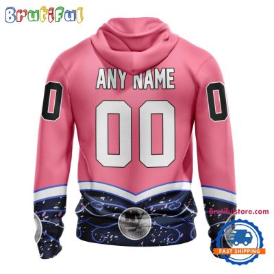 NHL New York Islanders Specialized Hockey Fights Cancer Hoodie