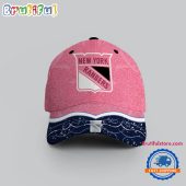 NHL New York Rangers Hockey Fights Against Cancer Design Cap