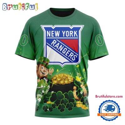 NHL New York Rangers Personalize St. Patrick's Day Hockey Team T Shirt, Hoodie, Sweatshirt