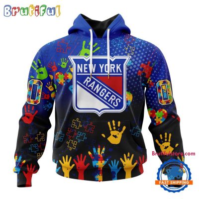 NHL New York Rangers Special Autism Awareness Personalization Hoodie, TShirt, Sweatshirt