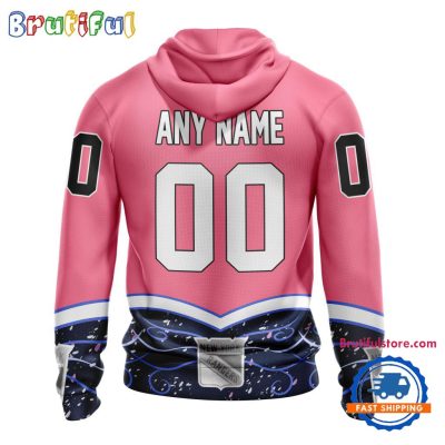 NHL New York Rangers Specialized Hockey Fights Cancer Hoodie