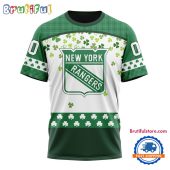 NHL New York Rangers St. Patrick's Day For Hockey Fans New Design T Shirt
