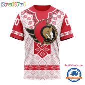 NHL Ottawa Senators Hockey Team Native Heritage Design T Shirt, Hoodie, Sweatshirt