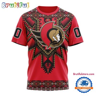 NHL Ottawa Senators Special Native American Heritage Design T Shirt, Hoodie, Sweatshirt
