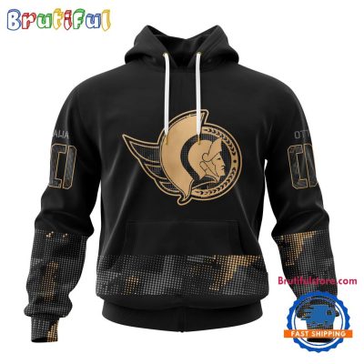NHL Ottawa Senators Veterans Military Appreciation Design Hoodie, Sweatshirt, TShirt