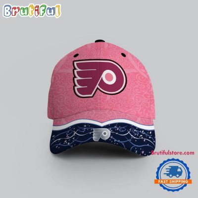 NHL Philadelphia Flyers Hockey Fights Against Cancer Design Cap