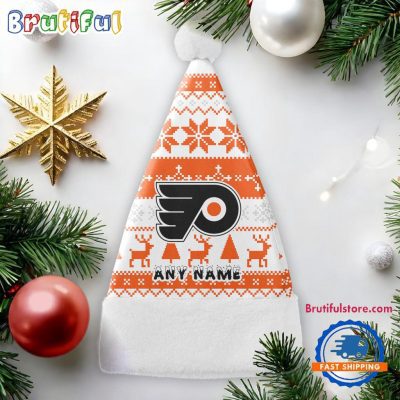 NHL Philadelphia Flyers Hockey Team Christmas Hat, Sport Santa Hats, Christmas Hat Gift