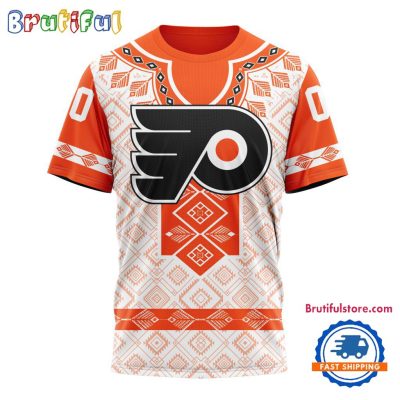 NHL Philadelphia Flyers Hockey Team Native Heritage Design T Shirt, Hoodie, Sweatshirt
