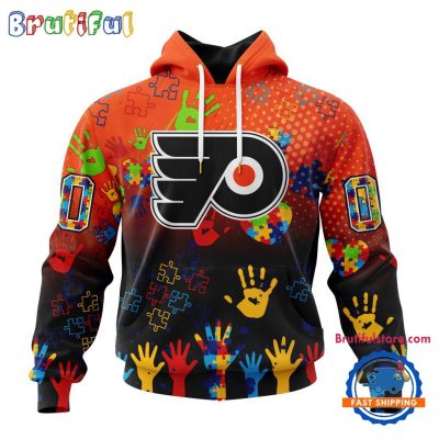 NHL Philadelphia Flyers Special Autism Awareness Personalization Hoodie, TShirt, Sweatshirt