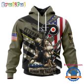 NHL Philadelphia Flyers Special Hockey Honor Veterans And Their Families Hoodie, TShirt, Sweatshirt