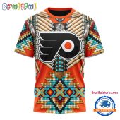 NHL Philadelphia Flyers Special Native American Costume Hockey Team Design T Shirt, Hoodie, Sweatshirt