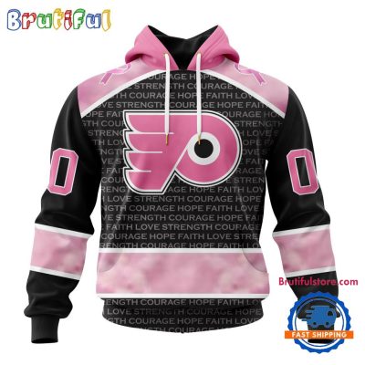 NHL Philadelphia Flyers Special Pink Fight Breast Cancer Art Hoodie, T Shirt, Sweatshirt