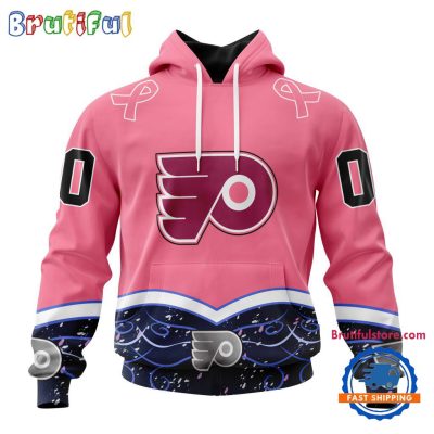 NHL Philadelphia Flyers Specialized Hockey Fights Cancer Hoodie