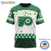NHL Philadelphia Flyers St. Patrick's Day For Hockey Fans New Design T Shirt