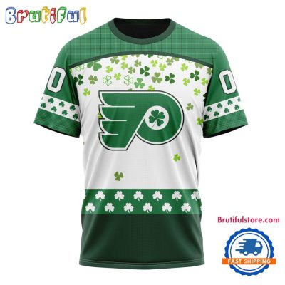 NHL Philadelphia Flyers St. Patrick's Day For Hockey Fans New Design T Shirt