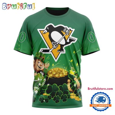 NHL Pittsburgh Penguins Personalize St. Patrick's Day Hockey Team T Shirt, Hoodie, Sweatshirt