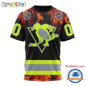 NHL Pittsburgh Penguins Special Honoring Firefighters Design T Shirt, Hoodie, Sweatshirt