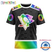 NHL Pittsburgh Penguins Special LGBT Pride Is For Everyone Hockey Design T Shirt, Sweatshirt, Hoodie