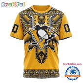 NHL Pittsburgh Penguins Special Native American Heritage Design T Shirt, Hoodie, Sweatshirt