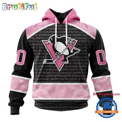 NHL Pittsburgh Penguins Special Pink Fight Breast Cancer Art Hoodie, T Shirt, Sweatshirt