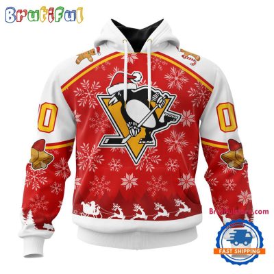 NHL Pittsburgh Penguins Special Santa Hats Logo Team Merry Christmas Hoodie, TShirt, Sweatshirt