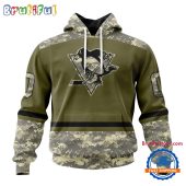 NHL Pittsburgh Penguins Special Veterans Military Appreciation Hoodie, TShirt, Sweatshirt