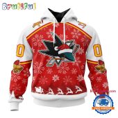 NHL San Jose Sharks Special Santa Hats Logo Team Merry Christmas Hoodie, TShirt, Sweatshirt