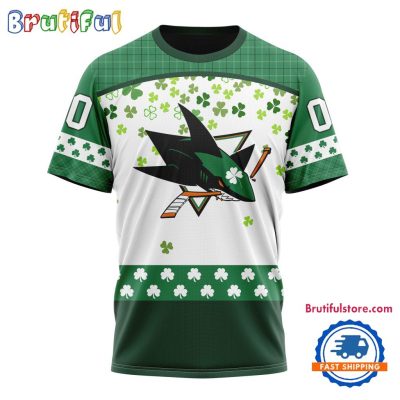 NHL San Jose Sharks St. Patrick's Day For Hockey Fans New Design T Shirt