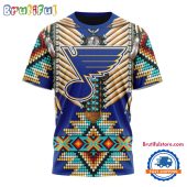 NHL St. Louis Blues Special Native American Costume Hockey Team Design T Shirt, Hoodie, Sweatshirt