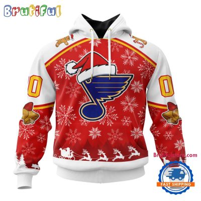 NHL St. Louis Blues Special Santa Hats Logo Team Merry Christmas Hoodie, TShirt, Sweatshirt