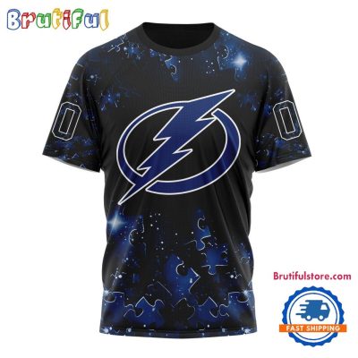 NHL Tampa Bay Lightning Autism Awareness Hockey New Design TShirt, Sweatshirt, Hoodie