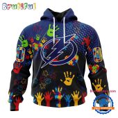NHL Tampa Bay Lightning Special Autism Awareness Personalization Hoodie, TShirt, Sweatshirt
