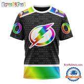 Nhl Tampa Bay Lightning Special Lgbt Pride Is For Everyone Hockey Design T Shirt Sweatshirt Hoodie3094.jpg - demo10