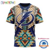 NHL Tampa Bay Lightning Special Native American Costume Hockey Team Design T Shirt, Hoodie, Sweatshirt