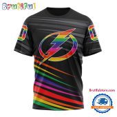 NHL Tampa Bay Lightning Special Pride Design Hockey Is For Everyone T Shirt, Hoodie, Sweatshirt